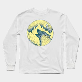 Full Red Moon Long Sleeve T-Shirt